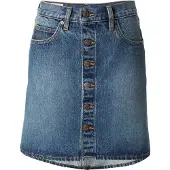Levi's pour femme. 003RO-0000 Jupe rétro bleue (29), Casuel, Coton, Denim