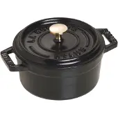 Staub - 1101025 - Mini Cocotte - Ronde - Noire - 10 cm