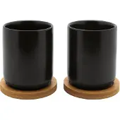 Bredemeijer Tasses de Thé Bredemeijer Silhouet Umea Noir (2-Pièces)