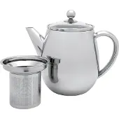 Bredemeijer Duet Eva 1.1l Shiny Finish Teapot Argenté