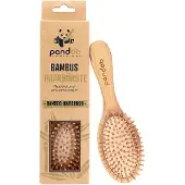 Pandoo Brosse à cheveux en bambou fabriquée en bois de bambou