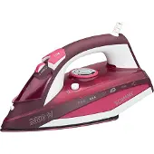 Bomann Fer à vapeur semelle céramique 2600 W blanc/rouge DB6005 CB