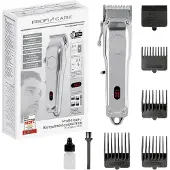 Clatronic Tondeuse à cheveux et à barbe pour hommes, professionnelle avec 4 sabots amovibles et fonction d'affinement en 3 étapes, rasoir avec fonction Direct Drive - PC-HSM/R 3100