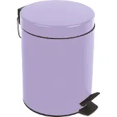 Spirella Poubelle cosmétique « Sydney Lavande Violet » Poubelle à pédale Poubelle - 3 litres – avec seau intérieur amovible