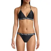 FILA Bikini de sport 'Split' noir / blanc
