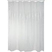 MSV Rideau pvc bristol white 180x200cm