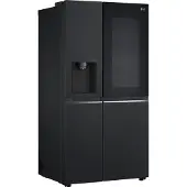 LG InstaView GSGV81EPLL frigo américain Pose libre 635 L E Noir