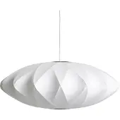 HAY Suspension , Nelson Saucer Bubble Crisscros, dimmable, Blanc, Salon / séjour, Plastique, Design