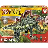 Educa Puzzle Stegosaurus 3d Creature