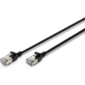 Digitus DK-1632-A-030S-BL Patchkabel CAT 6A F/FTP Slim 3,00m schwarz