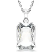 Swarovski Pendentif Millenia, Taille Octogonale, Blanc, Métal Rhodié