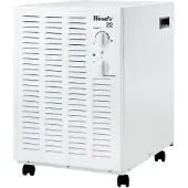 Wood's Déshumidificateur SW-22FW, jusqu'à 100 m2, 336 m3, 13,5 l/24h, pour garages et caves, hydrostat, i-EcoDefrost, roulettes, blanc