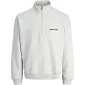 Jack & Jones Sweat-shirt 'JORNorrebro' noir / blanc chiné
