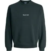 Jack & Jones Norrebro Emb Sweatshirt Bleu,Gris L Homme