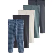 Next Leggings bleu cyan / gris basalte / greige / noir