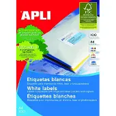APLI 1283 Box Multipurpose Label 38x21.2 Mm Clair