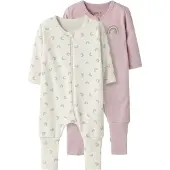 Name it Pyjama bleu / rose ancienne / blanc cassé