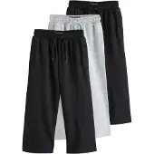 Next Pantalon gris clair / noir