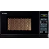 Sharp Micro-ondes combiné à surface plane R-642BKW 20 L 800 W Noir
