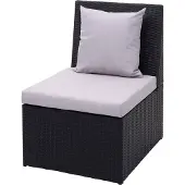 MCW Fauteuil en poly rotin -G16