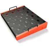 Temple Audio DUO 17 Pedalboard Temple Red