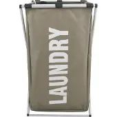 MSV Pongotodo Laundry Clothes Basket Vert 35 x 35 x 58 cm