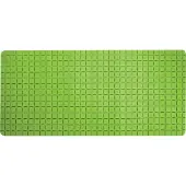 MSV Tapis Fond de baignoire antid?rapant Caoutchouc QUADRO 36x76cm Vert