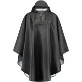 Mirage Poncho de pluie en polyester - noir