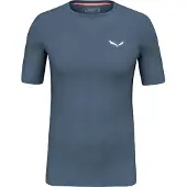 Salewa Cristallo Warm Alpine Merino Responsive Short Sleeve Base Layer Bleu L Homme