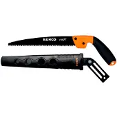 Bahco Professional 4124-JT-H scie d'élagage, dentelure grossière, avec étui, 24 cm