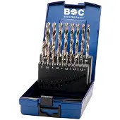Bohrcraft Foret à Métaux Din 338 N Hss-g 19 Pièces