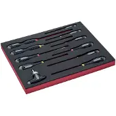 Bahco Jeu De Tournevis For Slotted And Phillips In Foam Tray 2-3 Fit&go 11 Unités