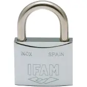 Ifam Inox60 60 Mm Padlock Argenté