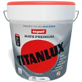Titanlux Peinture Vinylique Blanche 15l Haute Lavabilité, Finition Mate Impeccable - Titan