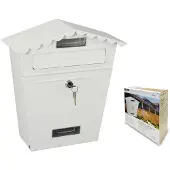 EDM Classic 295x105x355 Mm Mailbox Blanc
