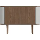 UMAGE Treasures Armoire à 2 Portes Dark Oak | Sterling