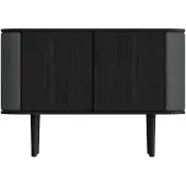 UMAGE Treasures Armoire à 2 Portes Black Oak | Shadow