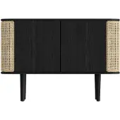 UMAGE Treasures Armoire à 2 Portes Black Oak | Venetian Crane