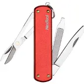 Nextool Mini Pocket Knife NE0142 Red Aluminum, couteau de poche porte-clé multifonction