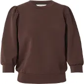 Selected Manches Bouffantes Sweat-shirt Femme Marron L
