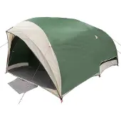vidaXL Tente tunnel pour 6 personnes, verte, en taffetas, imperméable