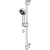 Hansa Hansabasicjet Set de douche mural, longueur 764 mm, technique anti-calcaire, débit éco, 3 je (3 Types de jets, 15 l/min)