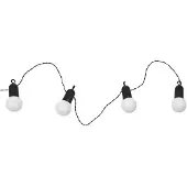 Home Deco Factory Guirlande Solaire - - Ampoules Blanches - 20 LEDS