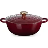 Le Creuset La Marmite Signature 26 cm Rhône, Poêle + casserole, Rouge