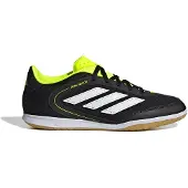 Adidas Bottes de football en salle Copa Court League IN Junior Core Black/Cloud White/Lucid Lemon