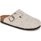 Scholl Sabots Scholl Women Fae New Felt Beige-Taille 37