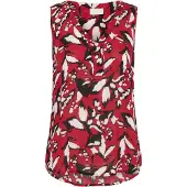 Kaffe Chemisier 'KAAmber' rouge / noir / blanc