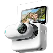 Telesin Film en verre trempé pour Insta360 GO 3, Caméra d'action : accessoires, Transparent