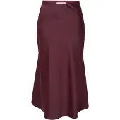 Selected Satin Jupe Mi-longue Femme Violet 36