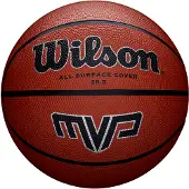 Wilson Ballon De Basket - - Mvp - Couleur Orange - Mixte - Taille 5, 6, 7